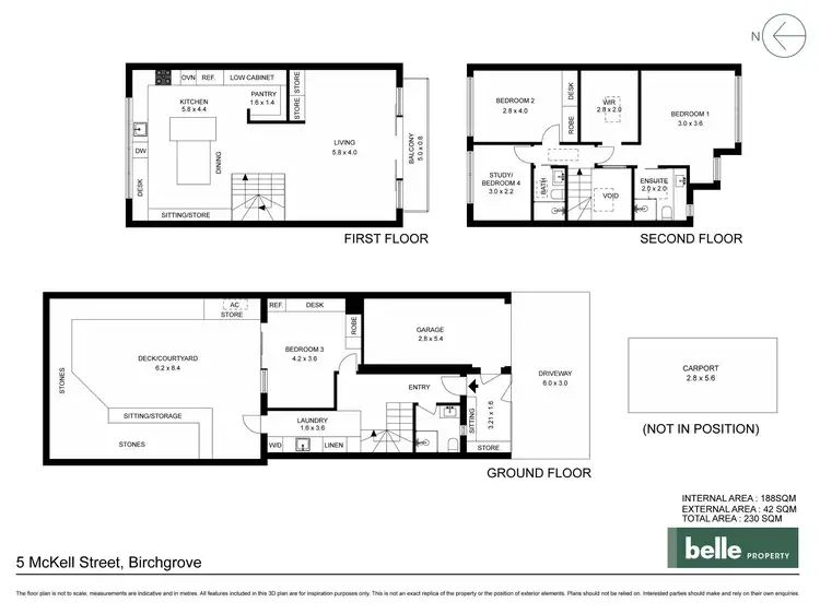 Floorplan of Homely house listing, 5 McKell Street, Birchgrove NSW 2041