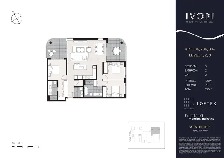 Floorplan of Homely apartment listing, 204/10 Clyde Avenue, Cronulla NSW 2230