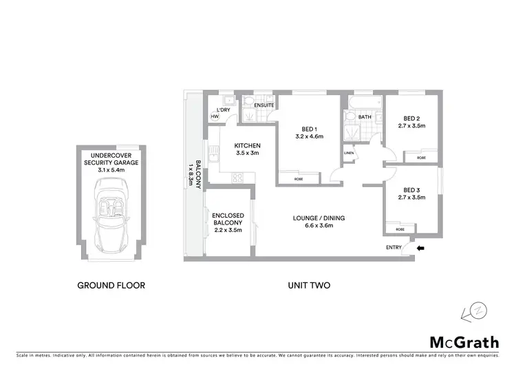 Floorplan of Homely unit listing, 2/4 King Edward Street, Rockdale NSW 2216