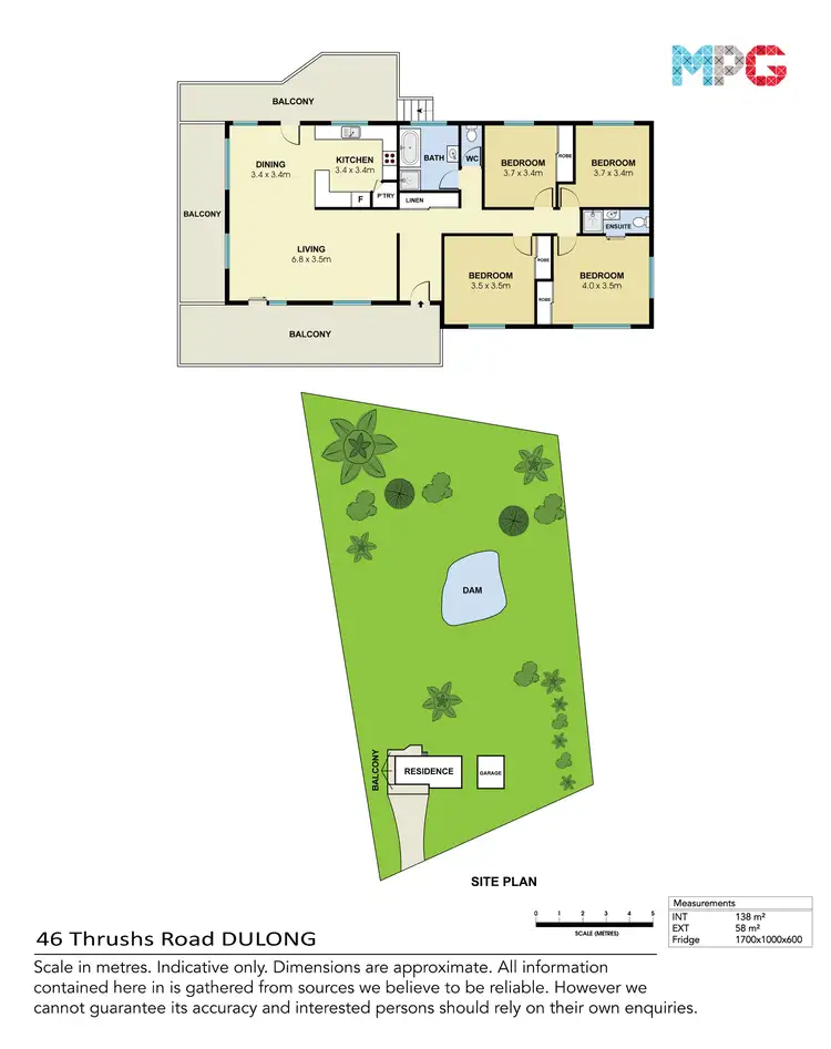 Floorplan of Homely rural property listing, 46 Thrushs Road, Dulong QLD 4560