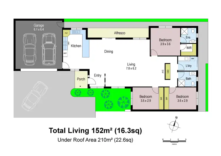 Floorplan of Homely unit listing, 3/235 Princes Way, Drouin VIC 3818