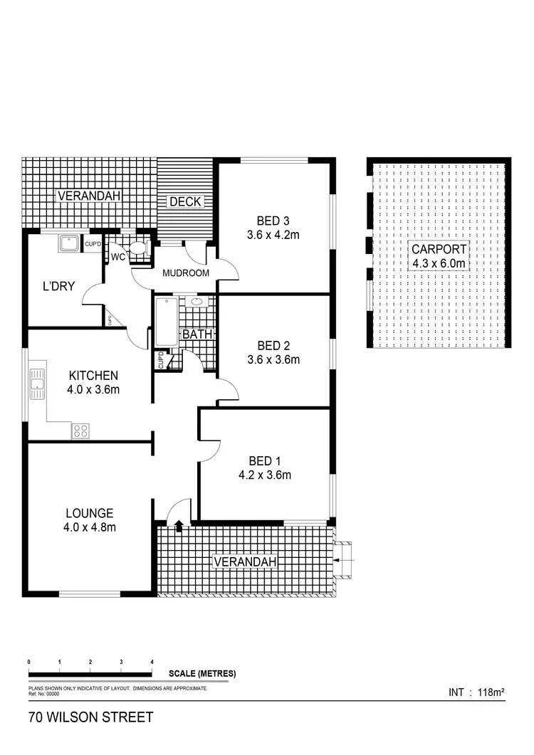 Floorplan of Homely house listing, 70 Wilson Street, Wedderburn VIC 3518