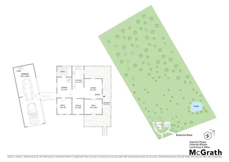 Floorplan of Homely house listing, 58 Budarick Road, Cawarral QLD 4702
