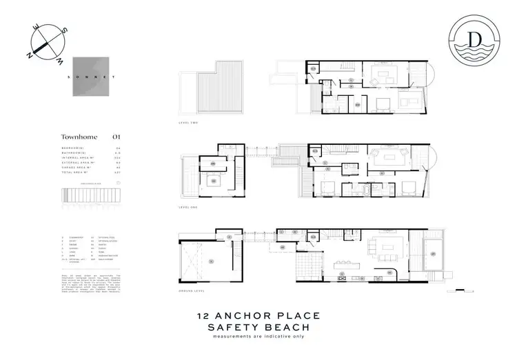 Floorplan of Homely townhouse listing, 12 Anchor Place, Safety Beach VIC 3936