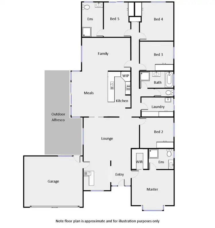 Floorplan of Homely house listing, 32 Wadsworth Drive, Gol Gol NSW 2738