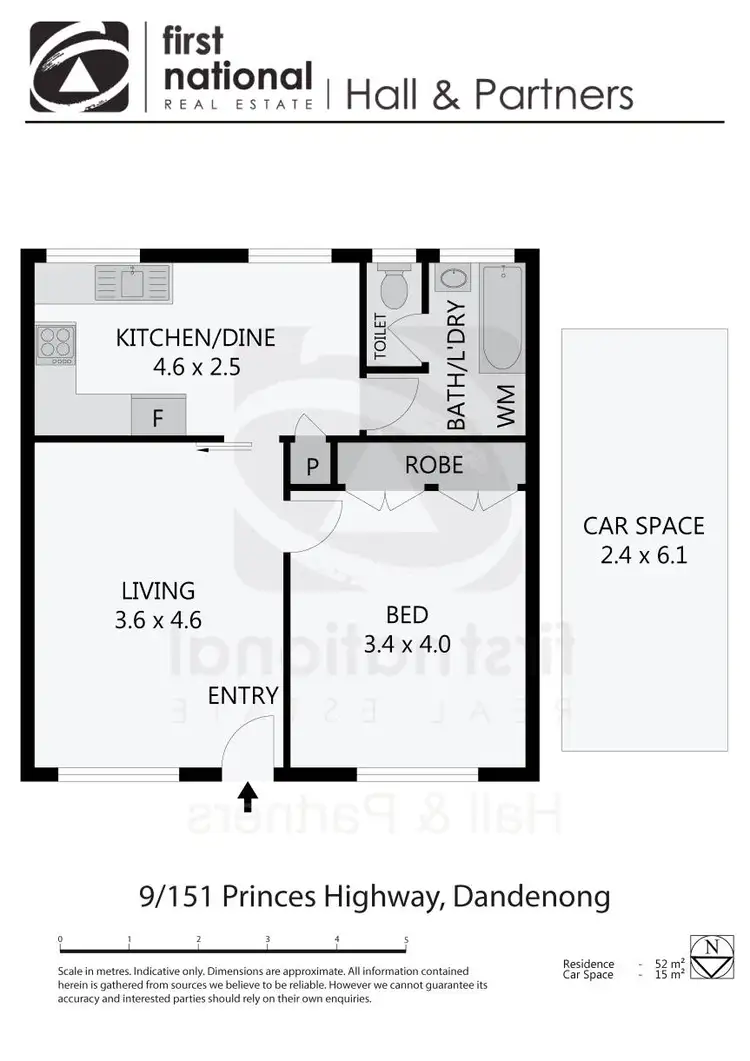 Floorplan of Homely apartment listing, 9/151 Princes Highway, Dandenong VIC 3175