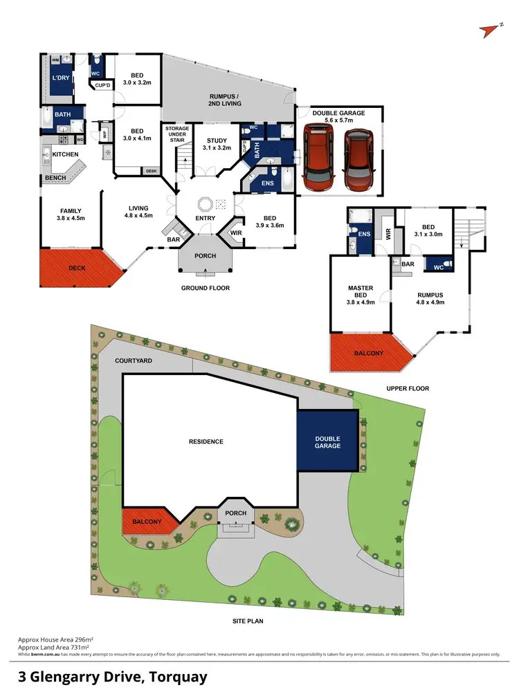 Floorplan of Homely house listing, 3 Glengarry Drive, Torquay VIC 3228
