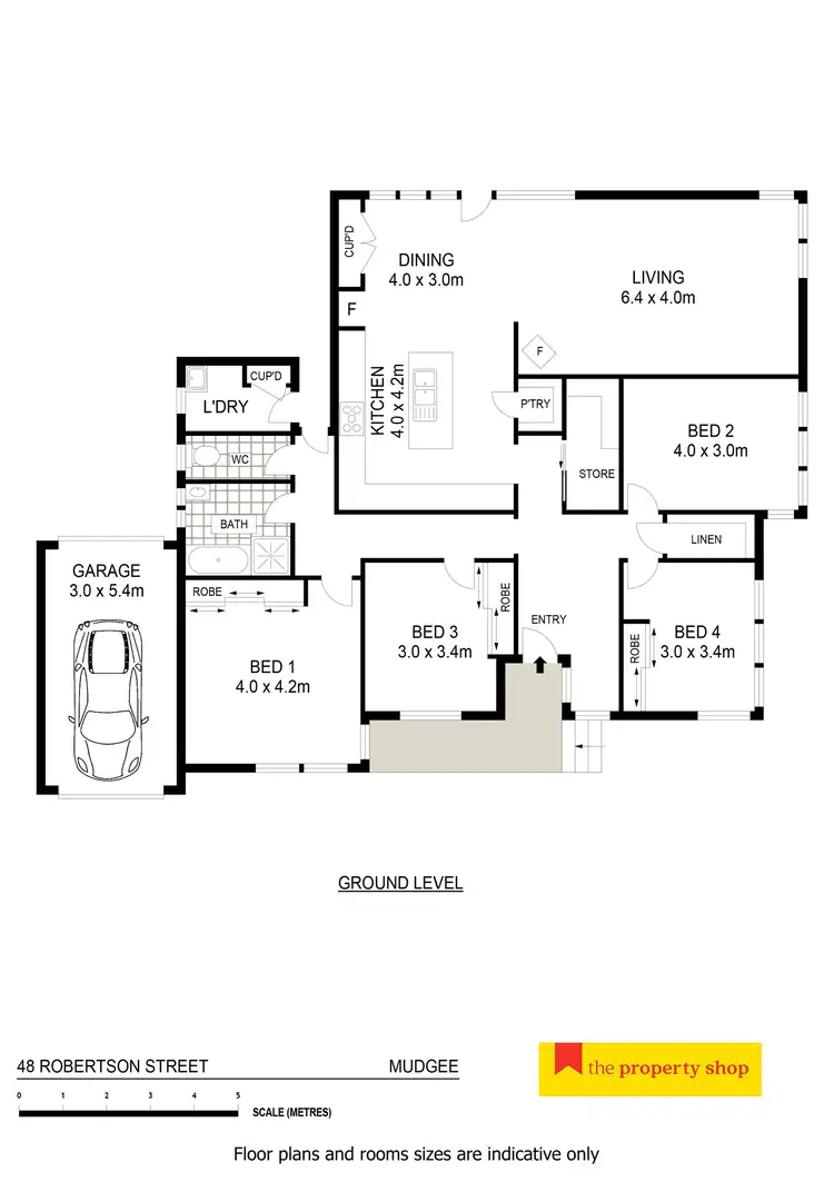 Floorplan of Homely house listing, 48 Robertson Street, Mudgee NSW 2850