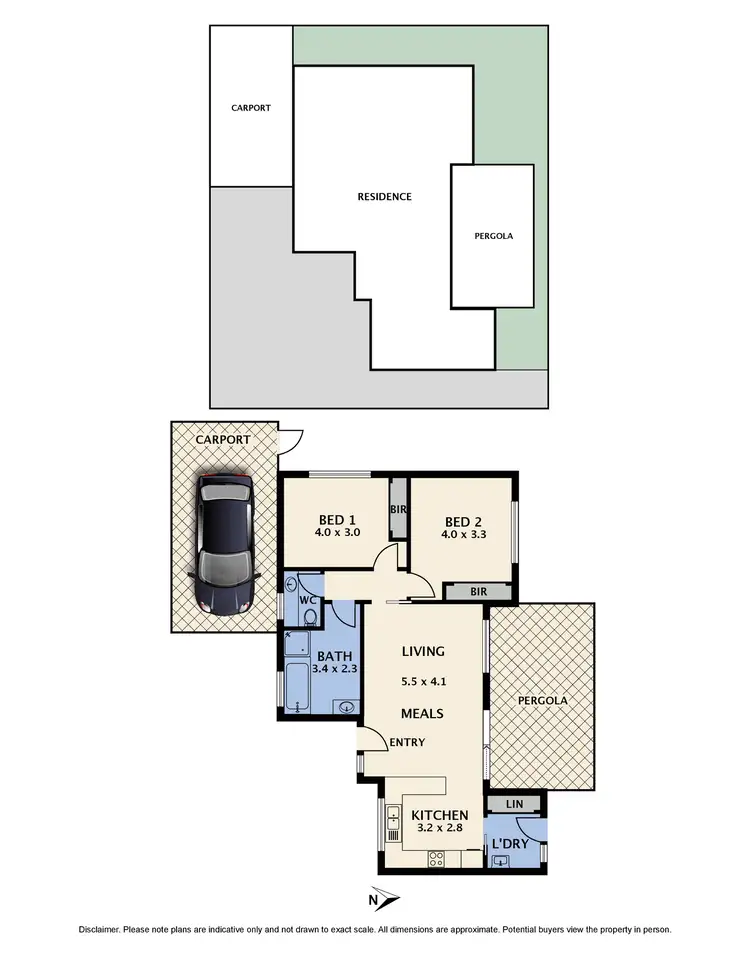 Floorplan of Homely unit listing, 3/32 St Vigeons Road, Reservoir VIC 3073
