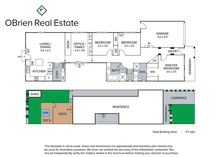 Floorplan of Homely townhouse listing, 15b Scarlet Street, Mordialloc VIC 3195