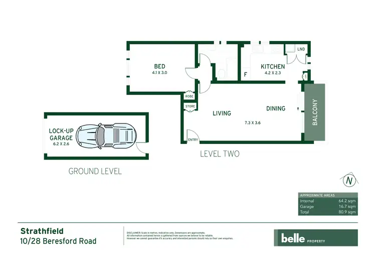 Floorplan of Homely apartment listing, 10/28 Beresford Road, Strathfield NSW 2135