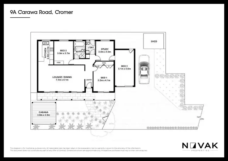 Floorplan of Homely house listing, 9A Carawa Road, Cromer NSW 2099