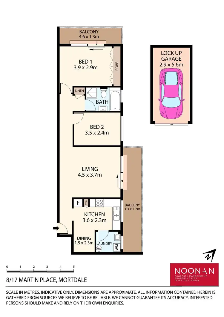 Floorplan of Homely unit listing, 8/17 Martin Place, Mortdale NSW 2223