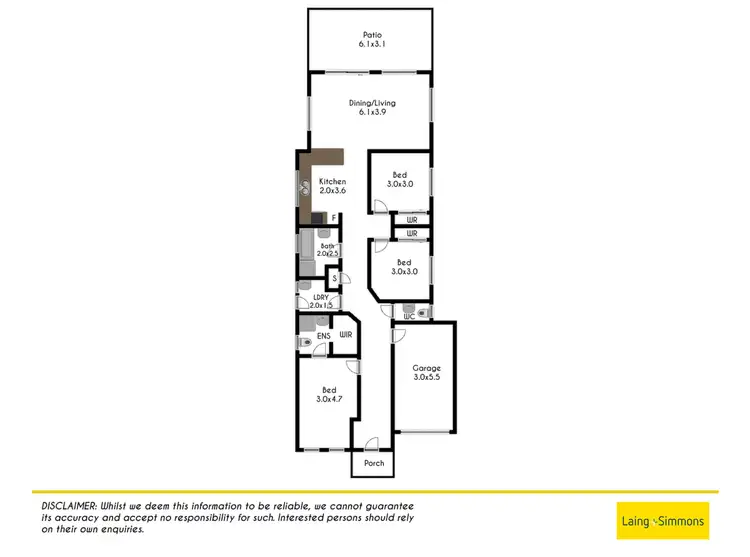 Floorplan of Homely house listing, 19 Saltbush Circuit, Ropes Crossing NSW 2760