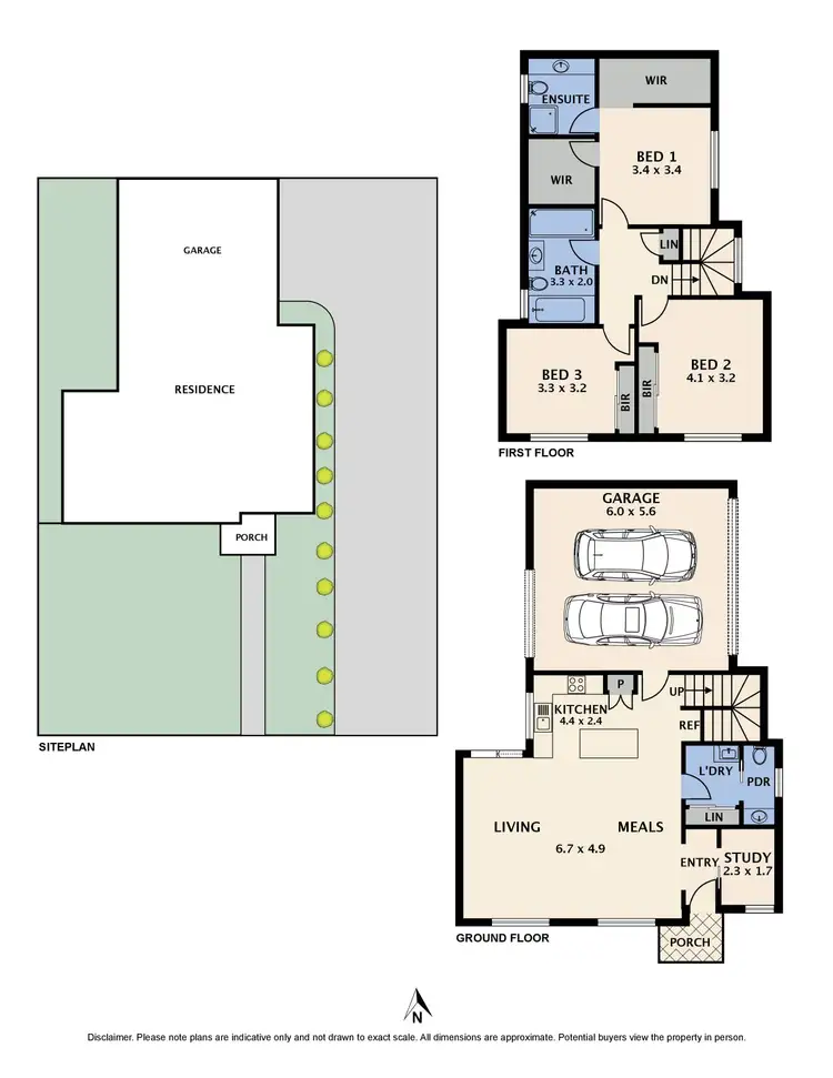 Floorplan of Homely townhouse listing, 1/4 Jinghi Road, Reservoir VIC 3073