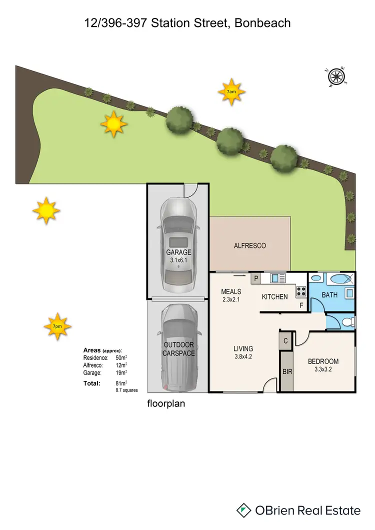 Floorplan of Homely unit listing, 12/396-397 Station Street, Bonbeach VIC 3196