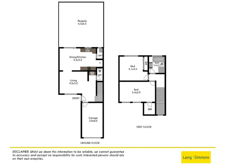 Floorplan of Homely townhouse listing, 1/28 Victoria Street, Mount Druitt NSW 2770