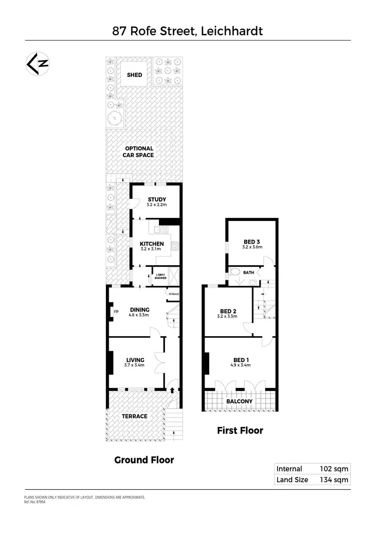 Floorplan of Homely house listing, 87 Rofe Street, Leichhardt NSW 2040
