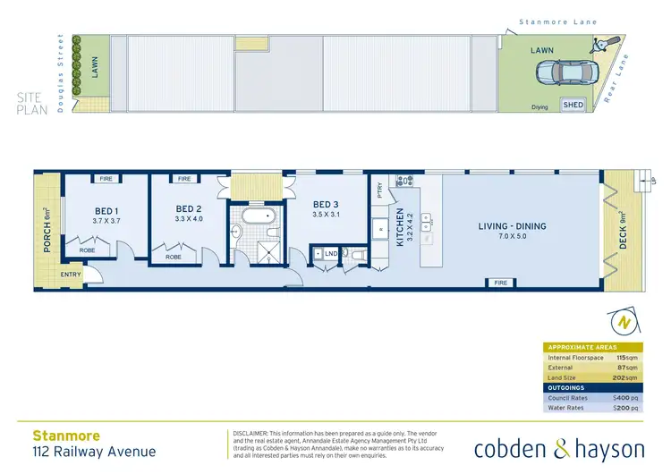 Floorplan of Homely house listing, 112 Railway Avenue, Stanmore NSW 2048