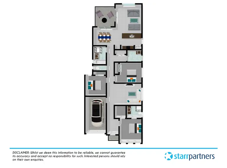 Floorplan of Homely house listing, 64 Gannet Drive, Cranebrook NSW 2749
