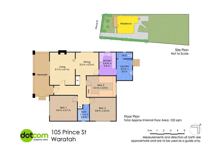Floorplan of Homely house listing, 105 Prince Street, Waratah NSW 2298
