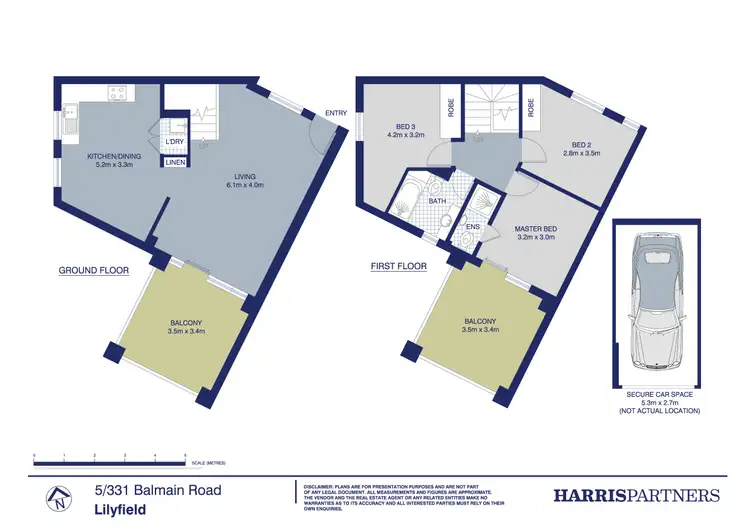 Floorplan of Homely townhouse listing, 5/331 Balmain Road, Lilyfield NSW 2040