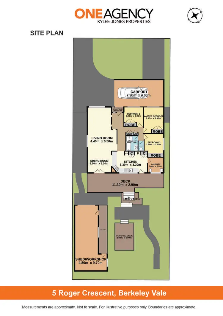 Floorplan of Homely house listing, 5 Roger Crescent, Berkeley Vale NSW 2261
