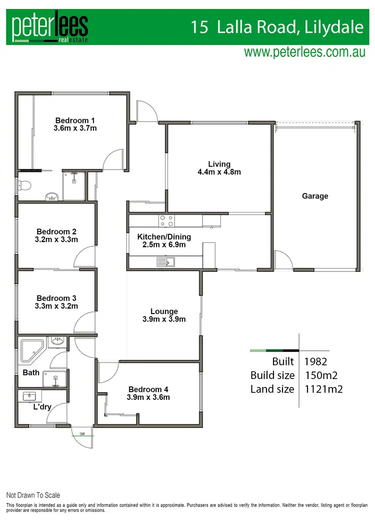 Floorplan of Homely house listing, 15 Lalla Road, Lilydale TAS 7268