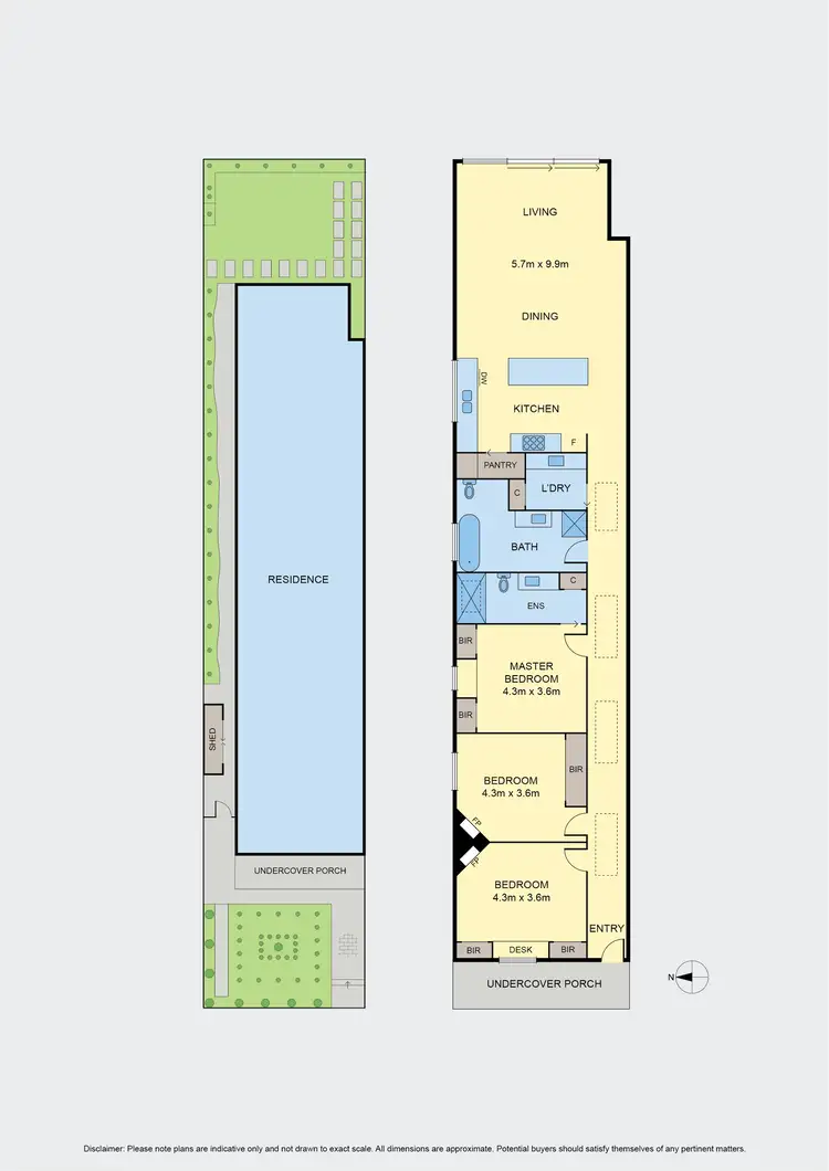 Floorplan of Homely house listing, 4 Lennox Street, Moonee Ponds VIC 3039
