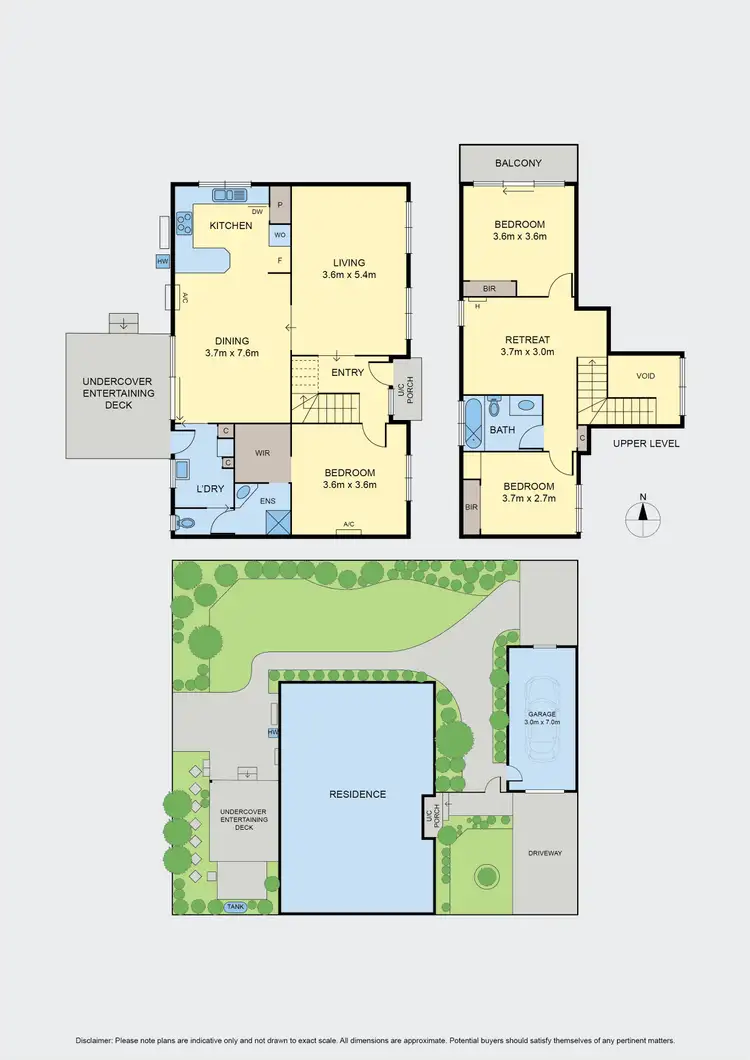 Floorplan of Homely townhouse listing, 2/438 Buckley Street, Essendon West VIC 3040