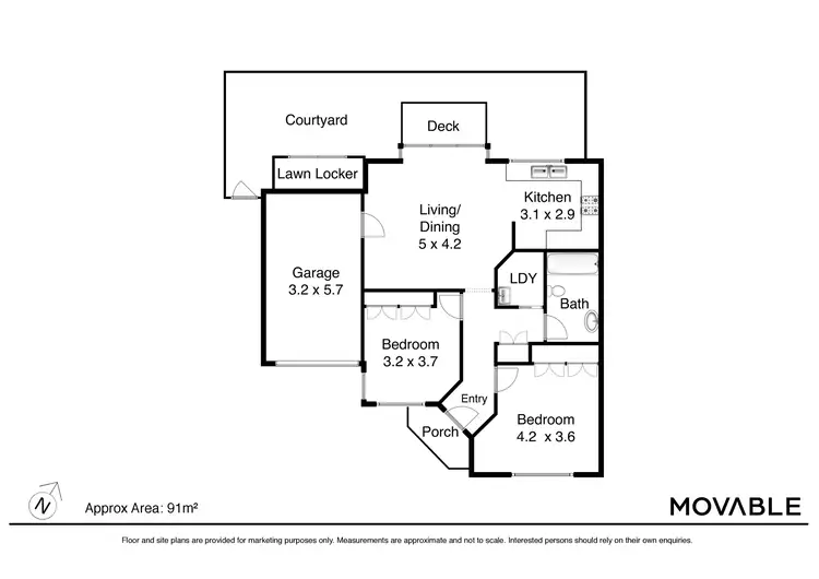 Floorplan of Homely villa listing, 24a Janet Street, Merewether NSW 2291