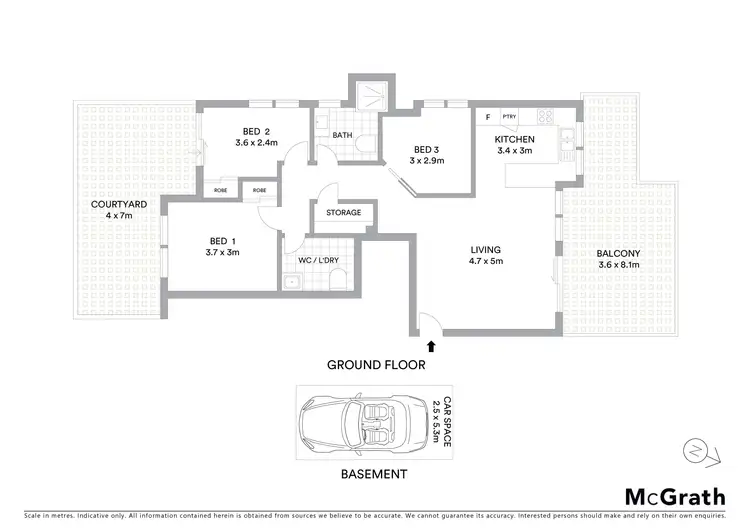 Floorplan of Homely apartment listing, 25/30 Monomeeth Street, Bexley NSW 2207