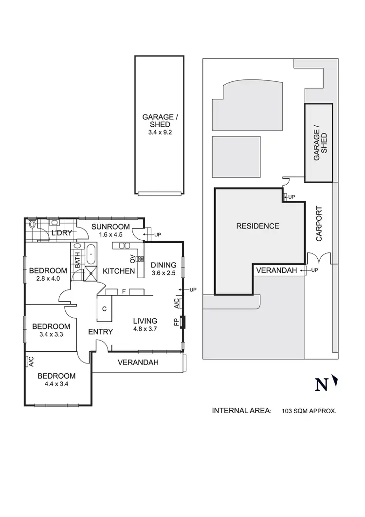 Floorplan of Homely house listing, 7 Allan Street, Fawkner VIC 3060