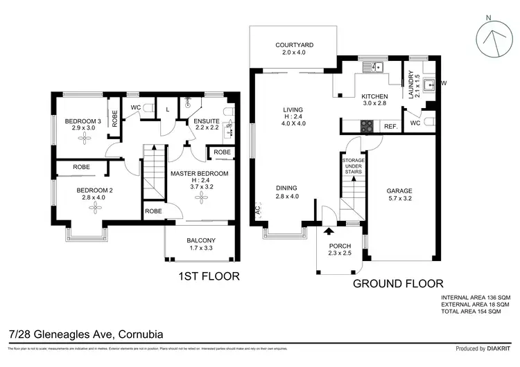 Floorplan of Homely apartment listing, 7/28 Gleneagles Avenue, Cornubia QLD 4130