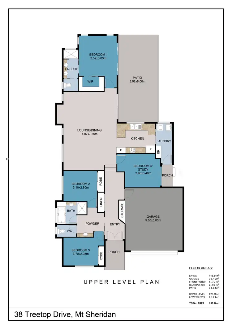 Floorplan of Homely house listing, 38 Treetop Drive, Mount Sheridan QLD 4868