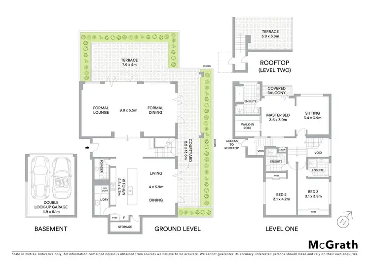 Floorplan of Homely apartment listing, 1/16 New Beach Road, Darling Point NSW 2027