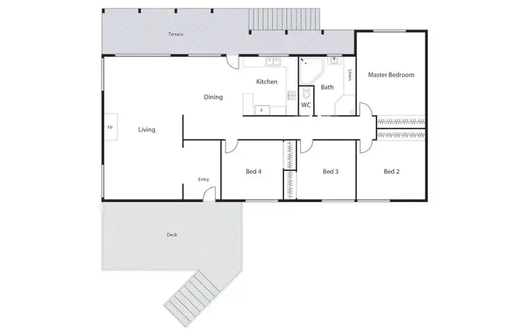 Floorplan of Homely house listing, 13 Gledden Street, Chifley ACT 2606