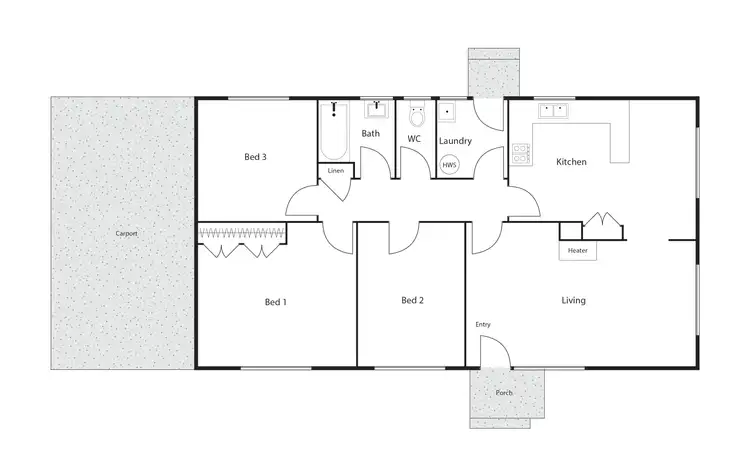 Floorplan of Homely house listing, 9 Ossa Place, Lyons ACT 2606