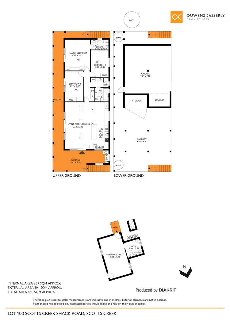 Floorplan of Homely house listing, 215 Scotts Creek Shack Road, Morgan SA 5320