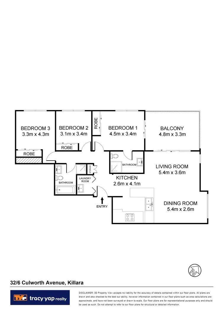 Floorplan of Homely unit listing, 32/6-8 Culworth Avenue, Killara NSW 2071