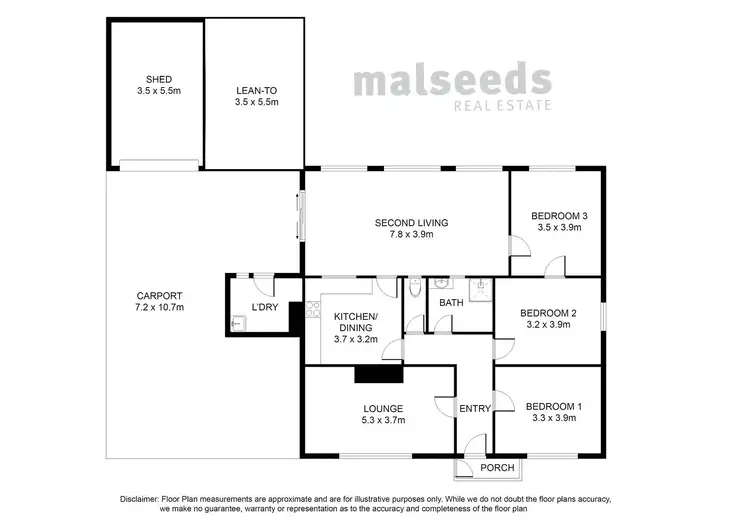 Floorplan of Homely house listing, 6 McGregor Street, Mount Gambier SA 5290