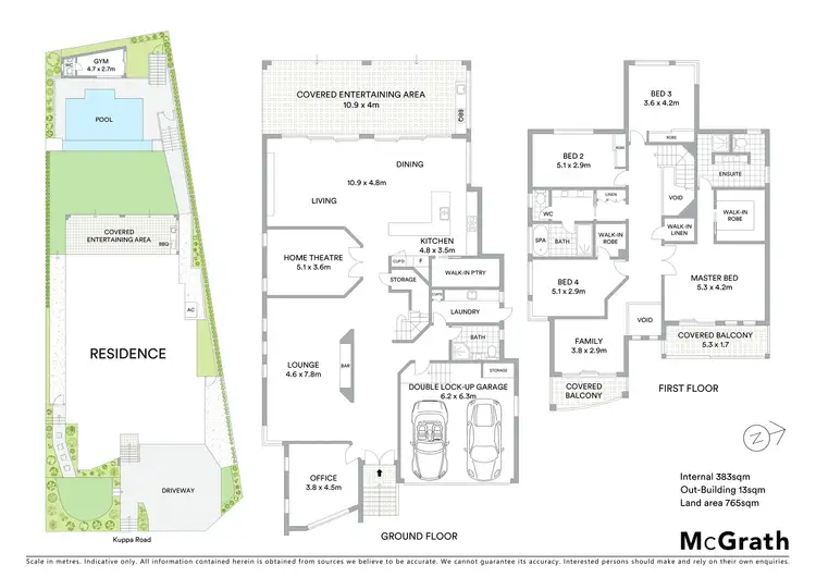 Floorplan of Homely house listing, 10 Kuppa Road, Ryde NSW 2112