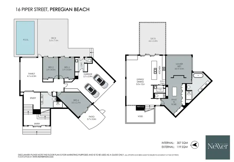 Floorplan of Homely house listing, 16 Piper Street, Peregian Beach QLD 4573