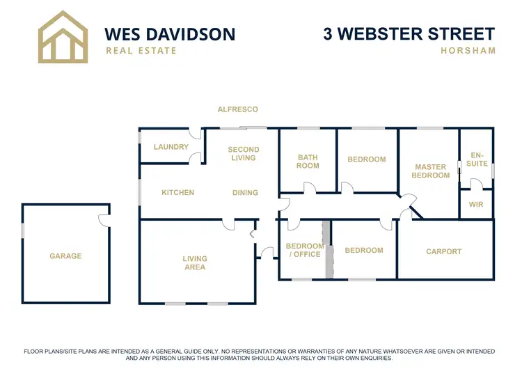 Floorplan of Homely house listing, 3 Webster Street, Horsham VIC 3400
