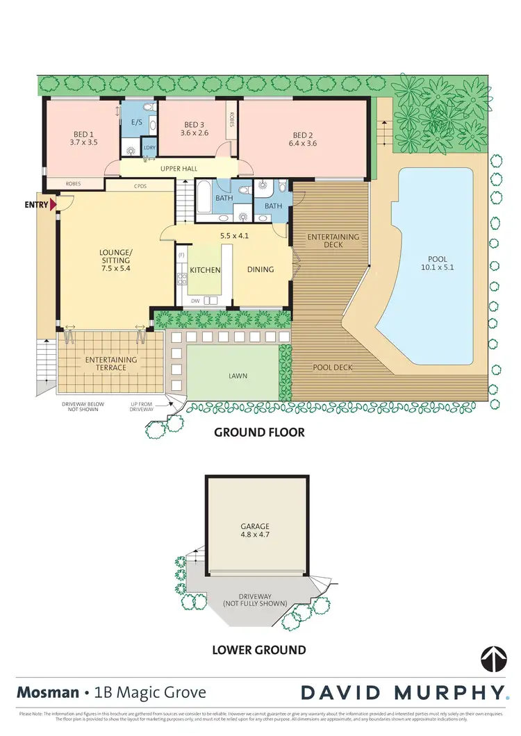 Floorplan of Homely house listing, 1B Magic Grove, Mosman NSW 2088