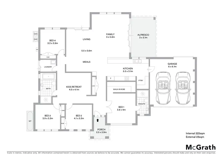 Floorplan of Homely house listing, 24A Vera Court, Mudgee NSW 2850