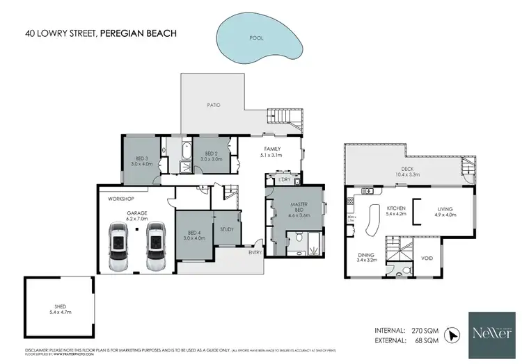 Floorplan of Homely house listing, 40 Lowry Street, Peregian Beach QLD 4573
