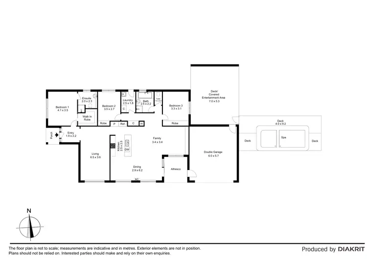 Floorplan of Homely house listing, 17 Jarrod Drive, Hastings VIC 3915