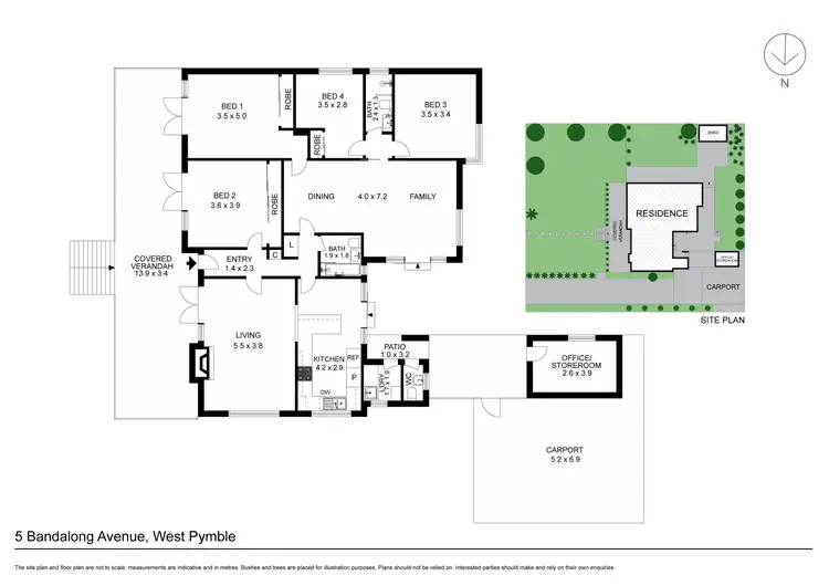 Floorplan of Homely house listing, 5 Bandalong Avenue, West Pymble NSW 2073