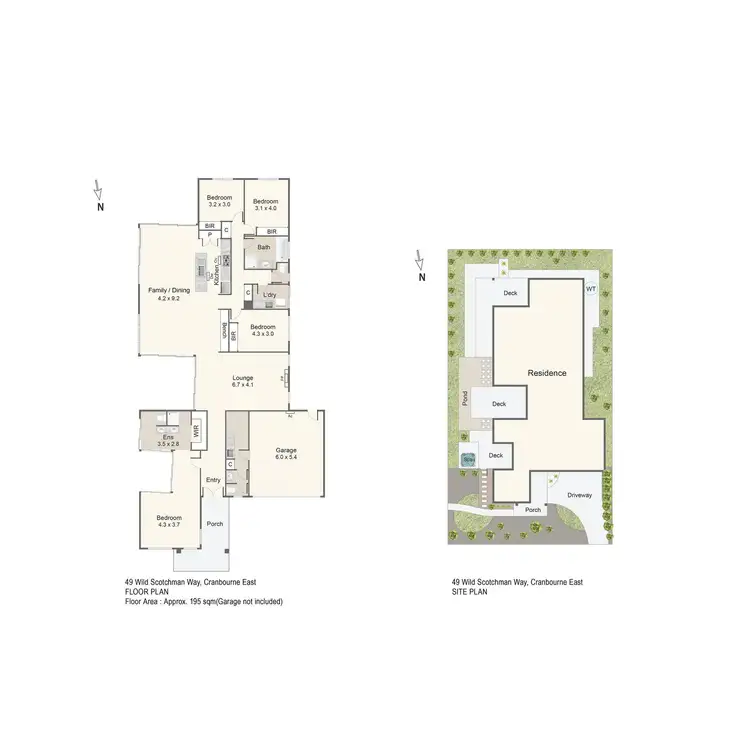 Floorplan of Homely house listing, 49 Wild Scotchman Way, Cranbourne East VIC 3977